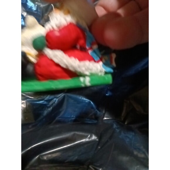 American Greetings Santa With Bear Snow Buddies 1999 Ornament (K) - Picture 3 of 6